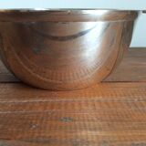 Silver metal bowl