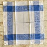 Lot de 6 serviette de table style pensionnat - coton - 50x50 cm