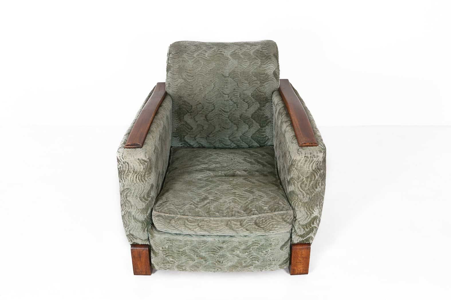 Fauteuil club Art déco vers 1930