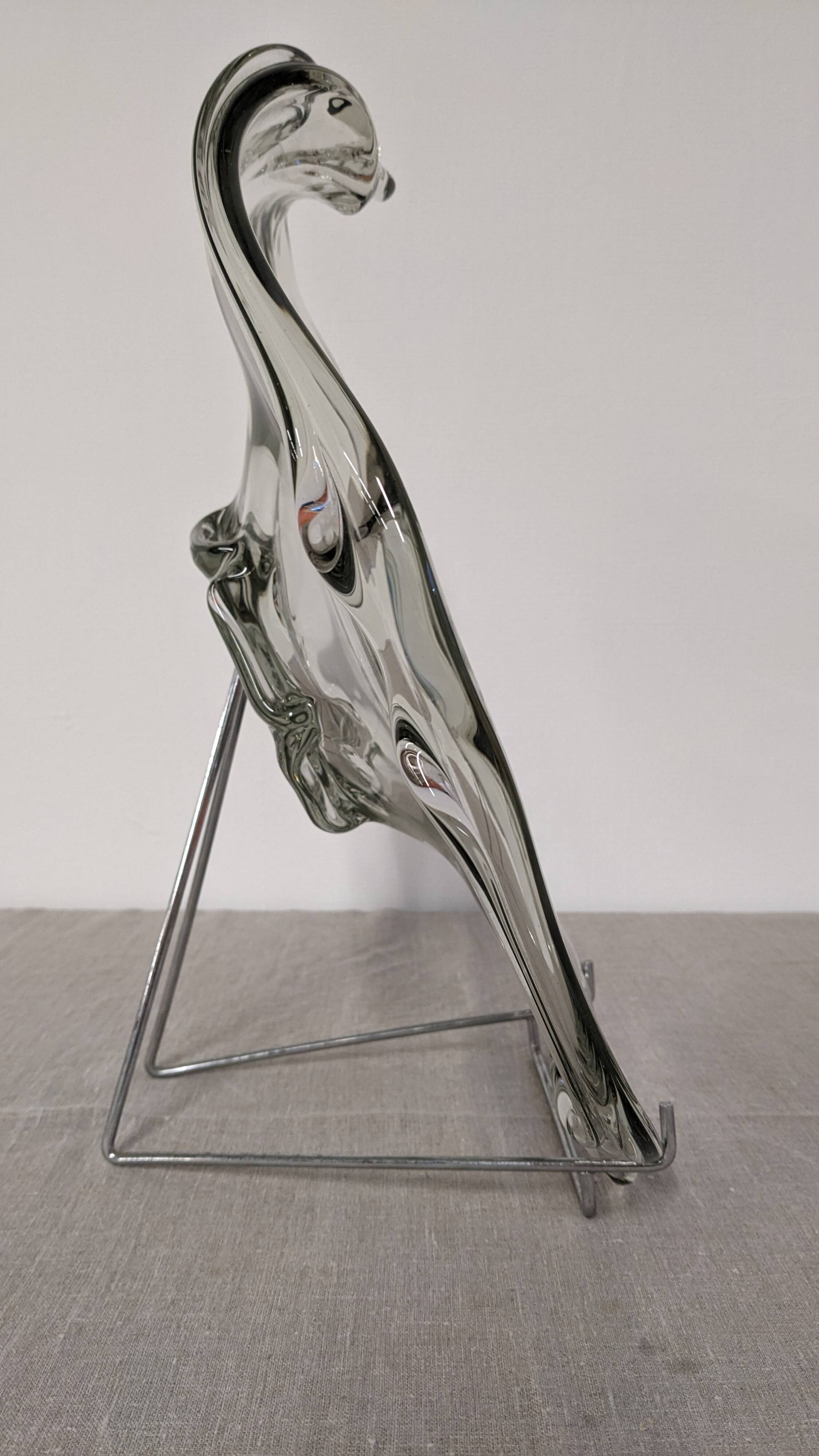 XL Murano glass fruit bowl or pocket emptier, Italy circa 1970