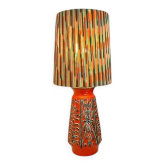 Atmospheric table lamp upcycled from Übelacker ceramic vase.