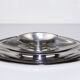 "Cosmos" dishes Guy Degrenne stainless steel 1970