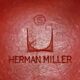 Red Herman Miller Original Eames DSW Dining Side Shell Chair