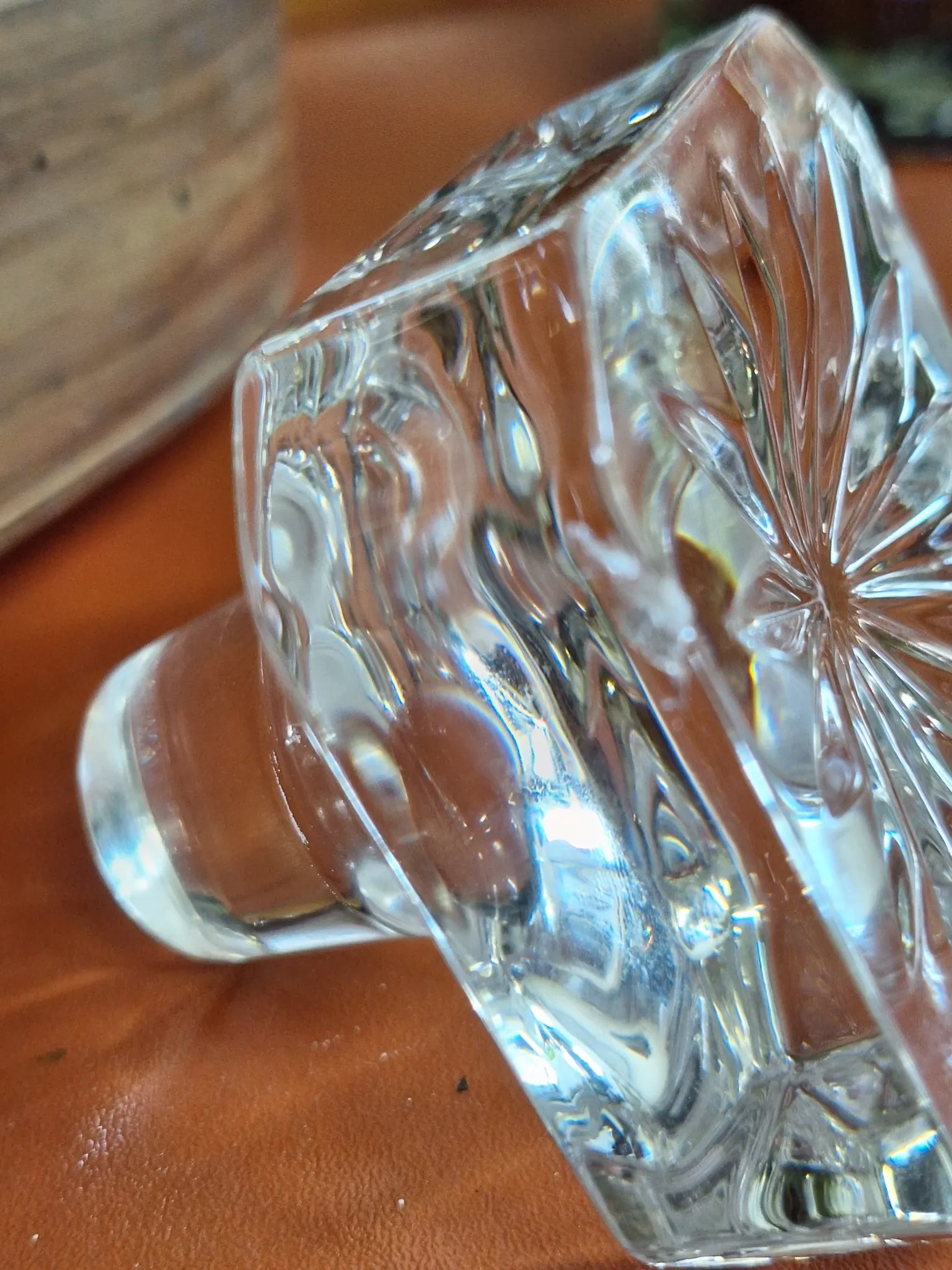 Carafe à whisky en cristal