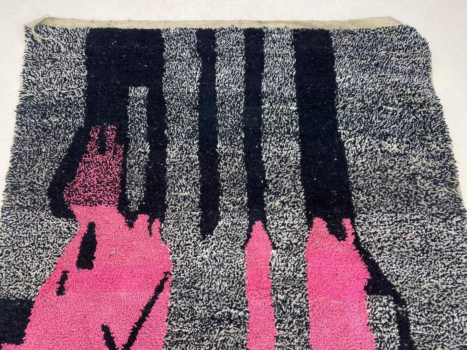 Authentic handmade Berber rug 3x2 m