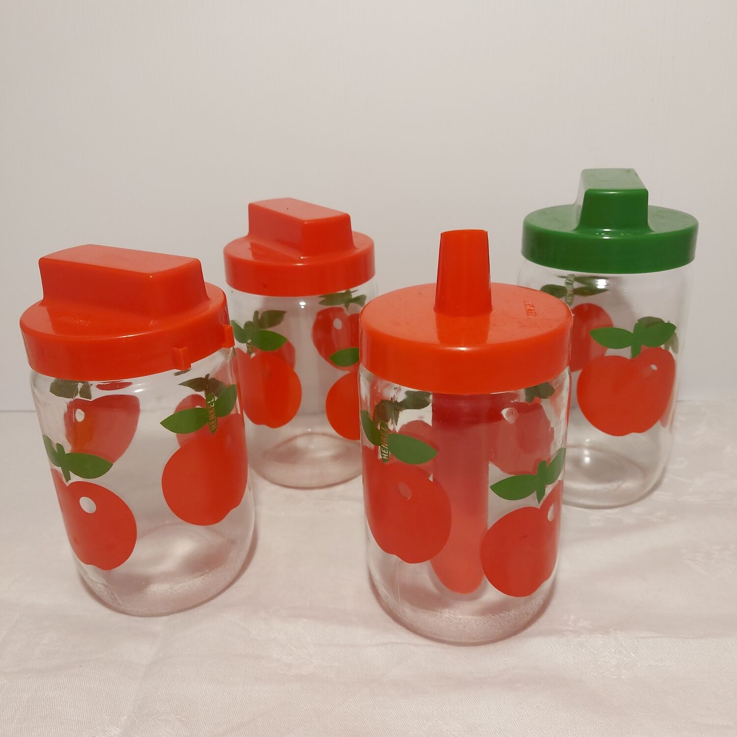 Set of 4 vintage henkel jars
