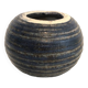Vase en céramique bleu