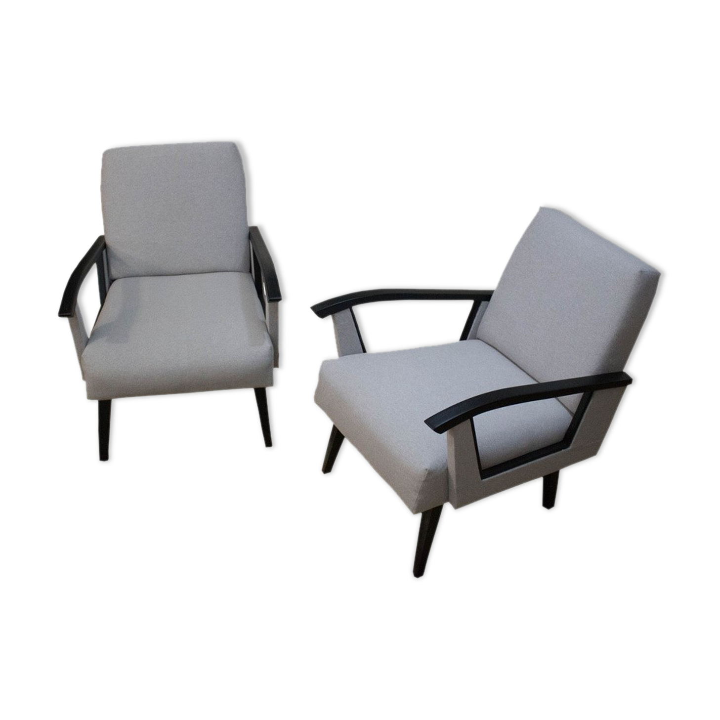Pair of Belgian chairs from the 1960s