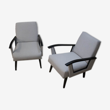 Pair of Belgian chairs from the 1960s