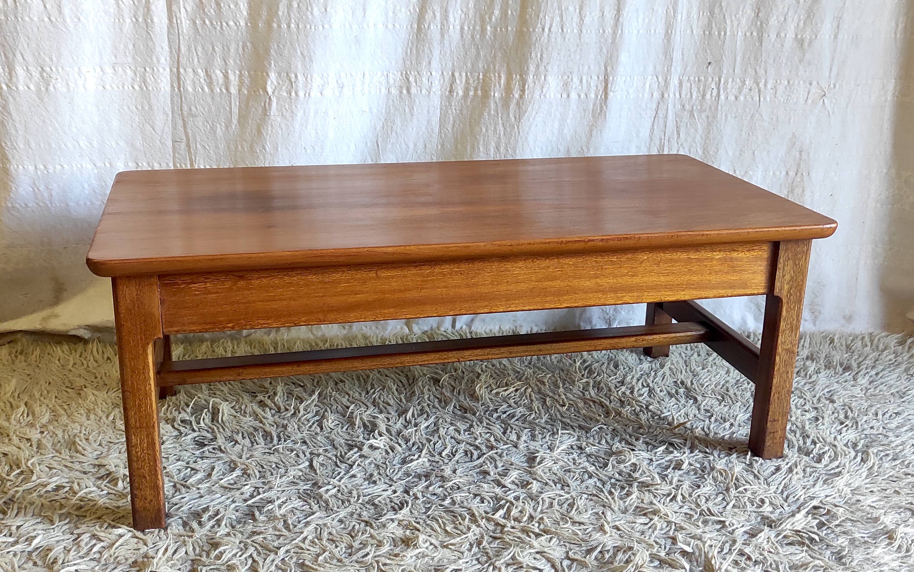 Scandinavian-style teak coffee table - mid-20th century