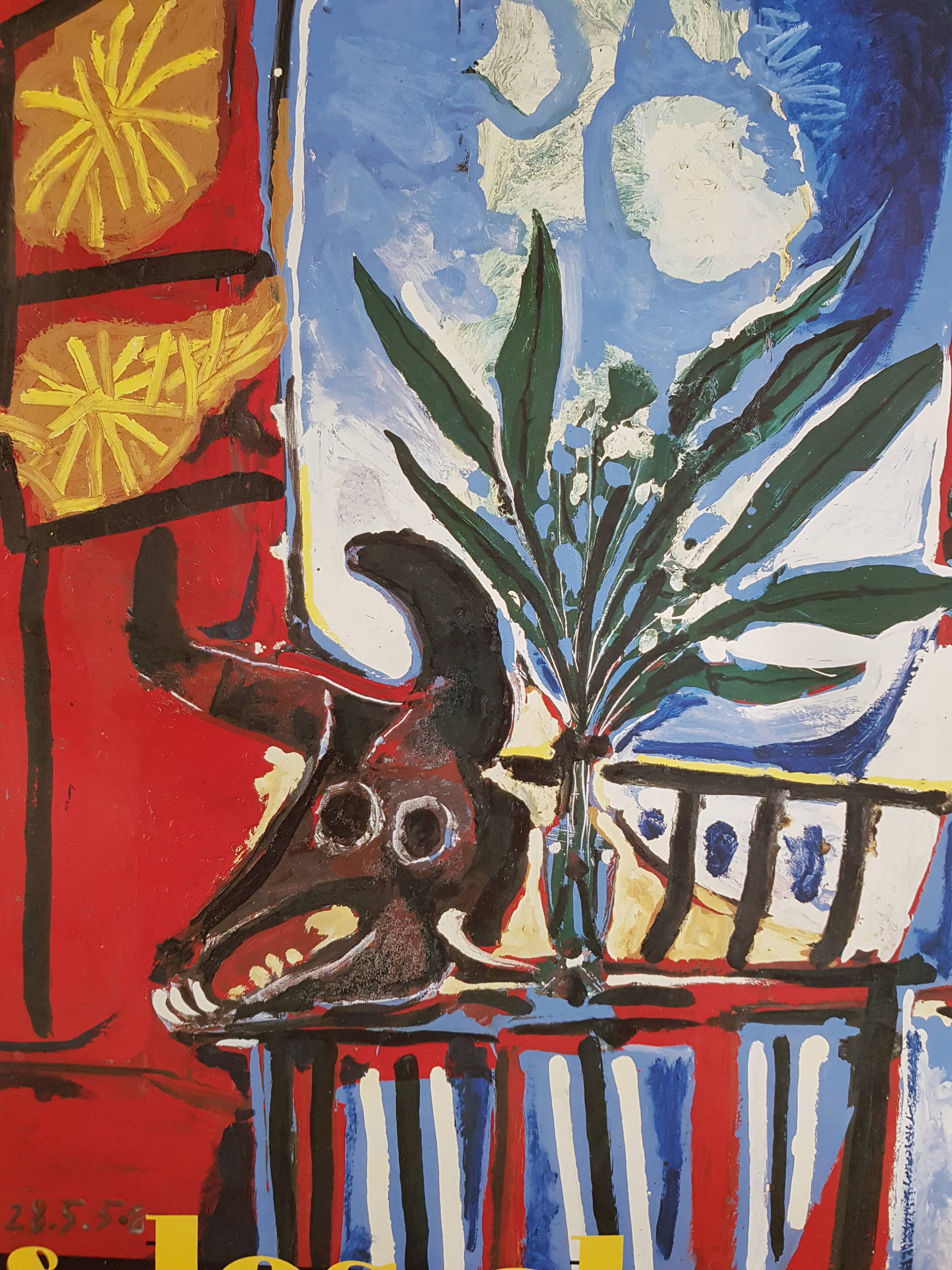 Afiche de l'exposition Picasso et les choses, années 1990