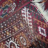 Tapis vintage ouzbek Boukhara fait main 128 cm x 183 cm années 1920