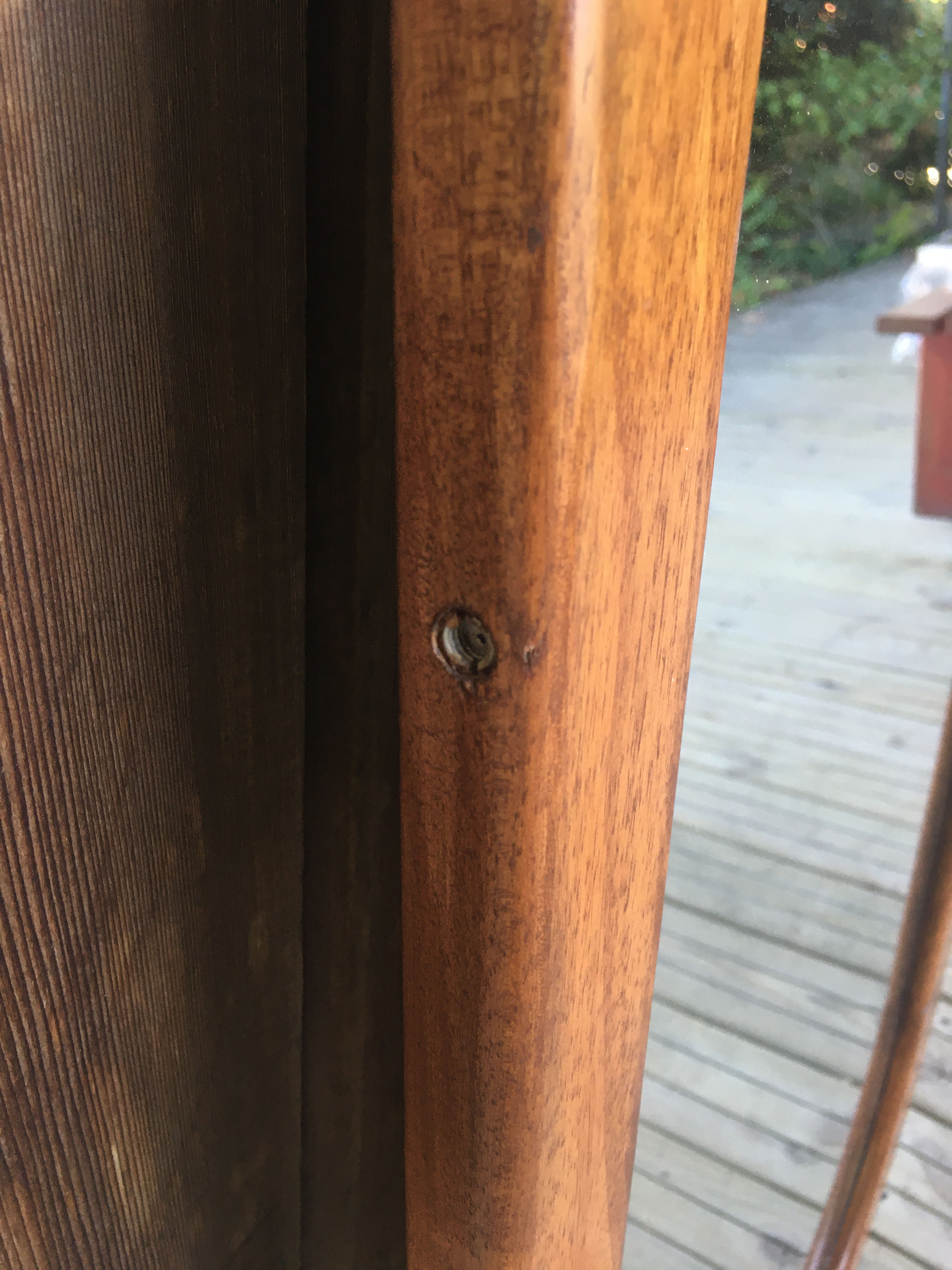 Miroir ovale en bois 148cm