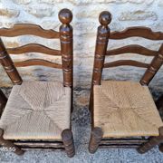 Chaises style Charles Dudouyt