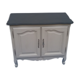 Sideboard style Louis XV light gray