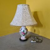French Porcelain Table Lamp D'art De Rodez, from the 1980s