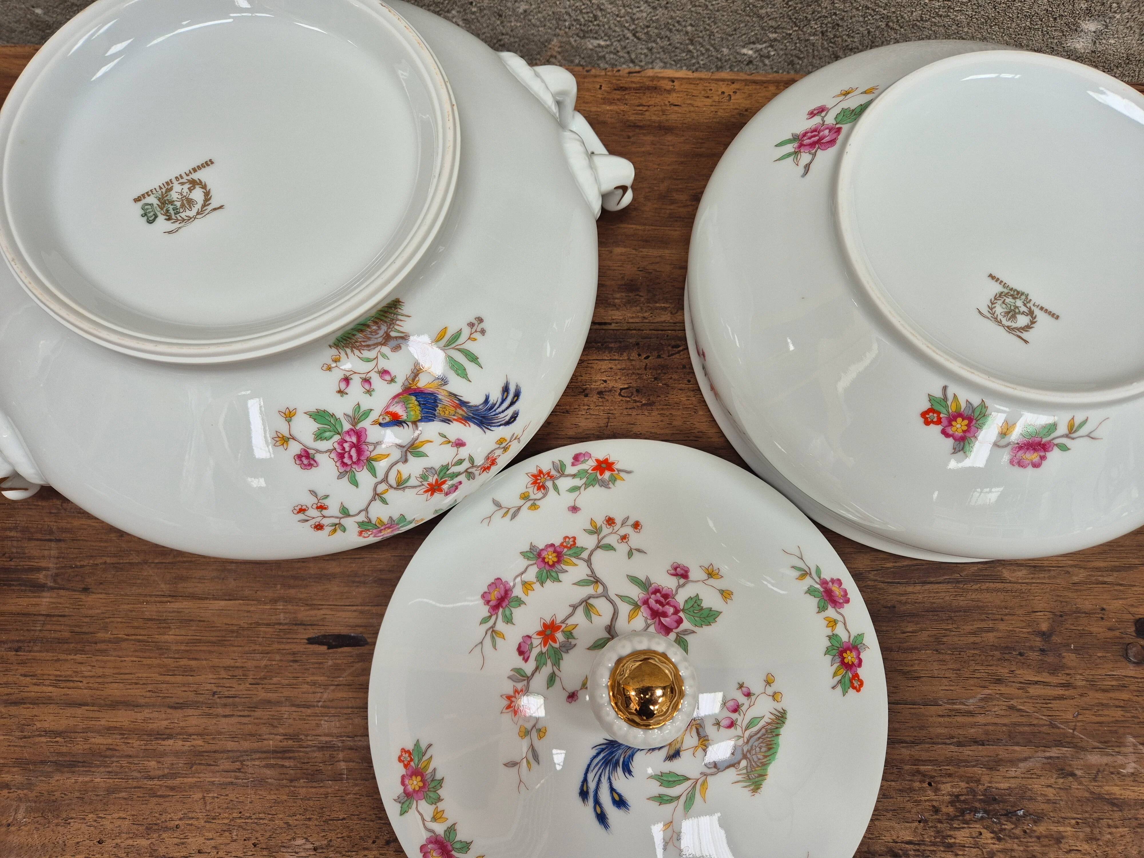 Limoges porcelain tableware
