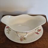 Old earthenware sauce boat from Lunéville