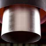 Large Danish aluminum pendant light, Zénith model by Jo Hammerborg for Fog & Mørup 1960.