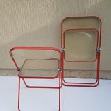 Pair of Plia chairs Giancarlo Piretti for Castelli
