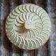 Vintage pie dish in majolica