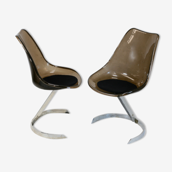 Pair of "space age" chairs