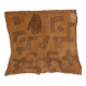 African wall tapestry in raffia Kuba 70s 80s