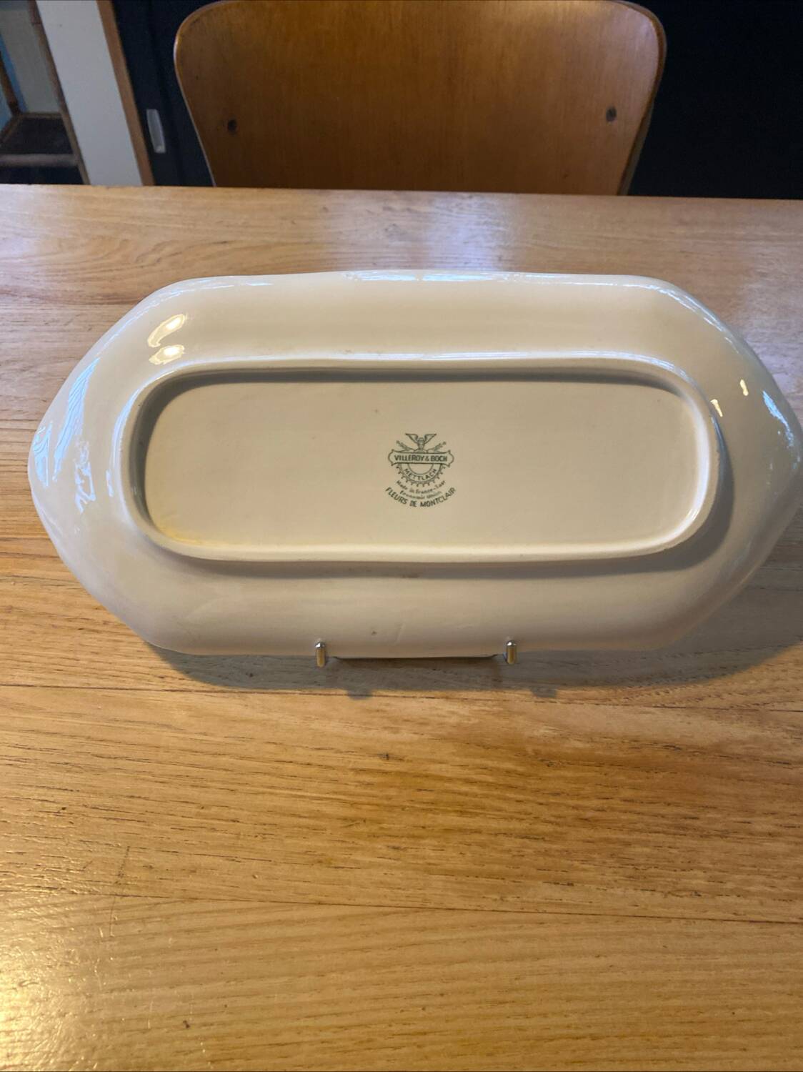 Villeroy & Boch cake plate, Montclair Flowers pattern