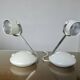 Paire de lampes space age télescopiques 1970