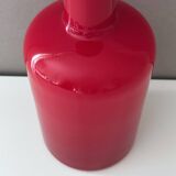 Red Gulvase Otto Brauer for Holmegaard, danish design