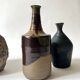 Céramique - Vase soliflore en grès émaillé, France vers 1970