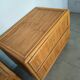 Deux commodes en bambou, circa1970