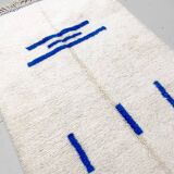 Tapis beni ouarin fait main traditionnelle taille 150 x 250 cm