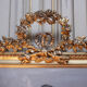 Miroir doré style Louis XVI
