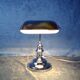 Lampe de bureau de banquier en chrome, IKEA, années 1980