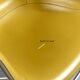 Paire de chaises coque LAR Eames pour Herman Miller avec des coussins en Naugahyde jaune.