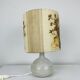 Ceramic ball lamp and dried flower lampshade