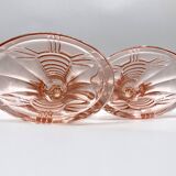 2 Luxval candlesticks • Victoria model • Val Saint Lambert • 1935