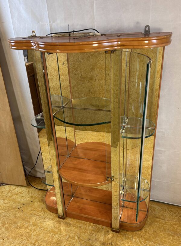 Vitrine suspendue et comptoir à parfums de style Art déco – Ancienne parfumerie anglaise