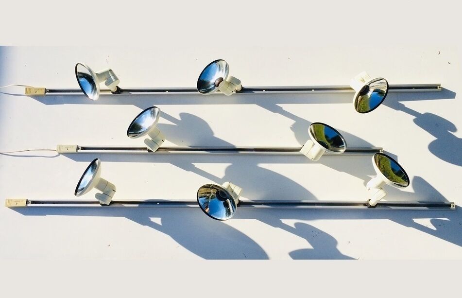 8 spots and 3 rails philips vintage 80s