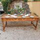 Large old farmhouse table 8 drawers
