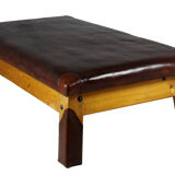 Leather gym table, 1930s