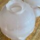 Pair of vintage Westmoreland high tealight candle holders in frosted pink satin