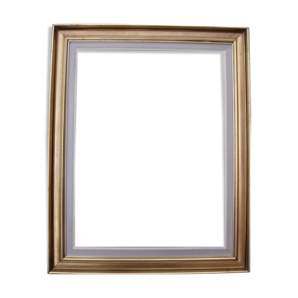 Golden frame with gold leaf : 60 x 45.5 cm