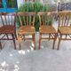 4 bistro chairs
