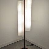 Danish floor lamp in teak and pearly resin from the 50s/60s