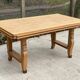 Art Deco extendable dining table renovated in raw oak and marquetry 220