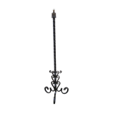 Wrought iron tripod floor lamp