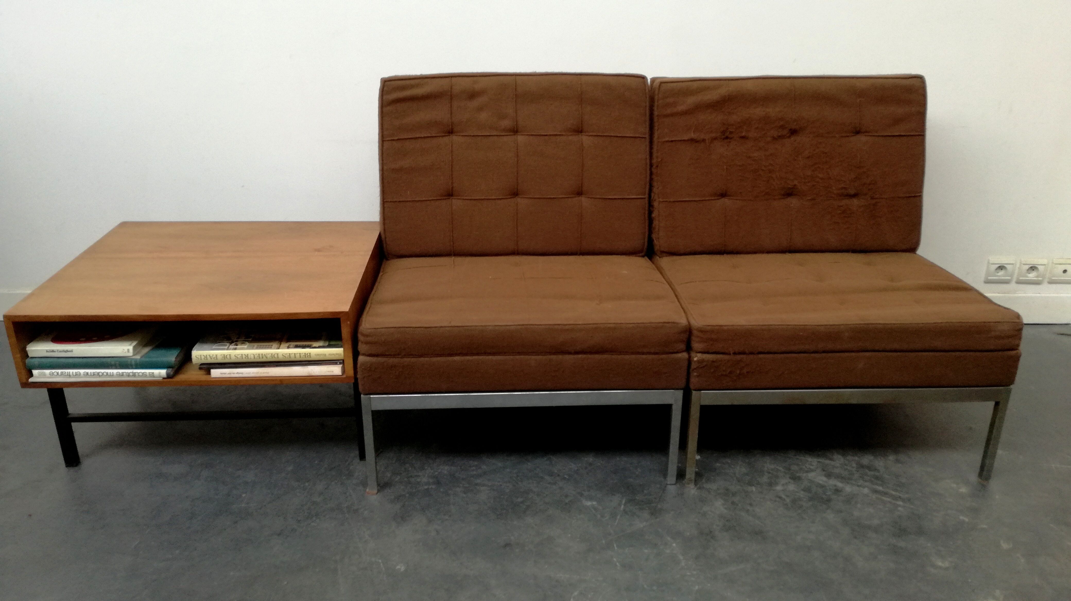 Pair armchairs by Florence Knoll 1960s