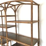 Rattan shelf